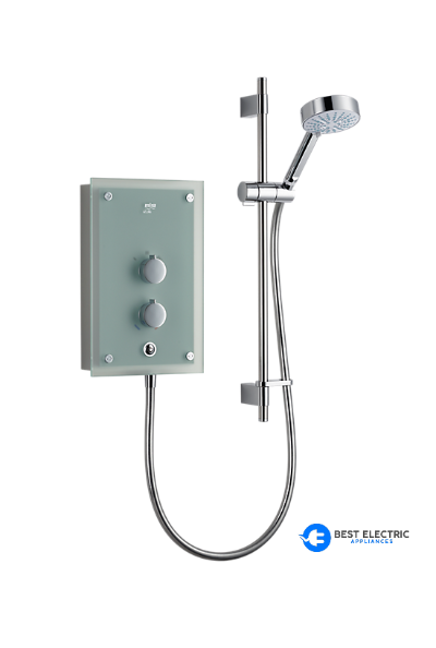 MIRA AZORA FROSTED GLASS 9.8kW ELECTRIC SHOWER